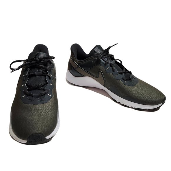 Nike Legend Essential 2 Khaki and Gray Workout Sneakers Men\'s Size 12 main image 8